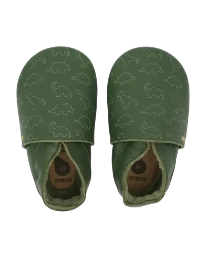Soft Soles Dino Olive | Vert