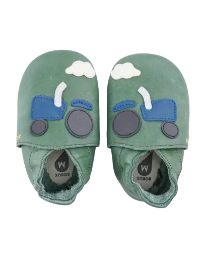 [00131-36S] Soft Soles Tracks Olive | Vert