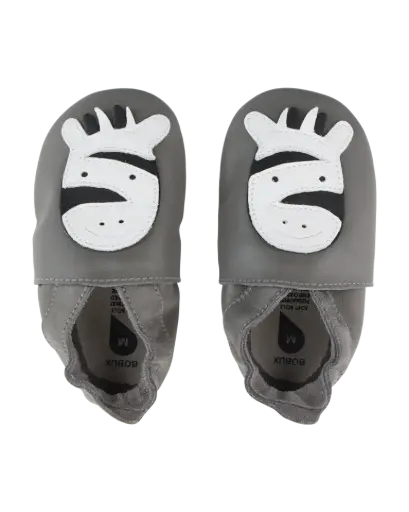 [03804-004] Soft Soles Giants Zebra Grey | Anthracite