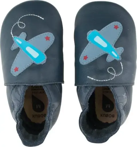 [04260-00S] Soft Soles Plane Navy | Blauw