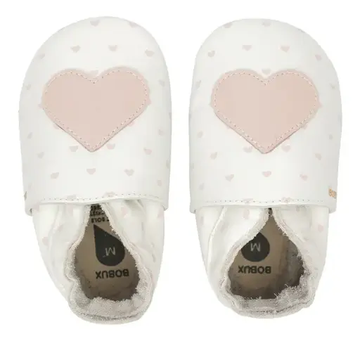 [04325-00N] Soft Soles Hearts White/Blossom | Wit