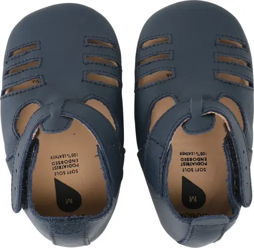 [04346-00S] Soft Soles Boys Sandal Navy | Blauw