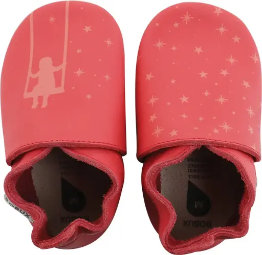 [04430-00S] Soft Soles Girl On A Swing Print Spiced Coral | Koraal