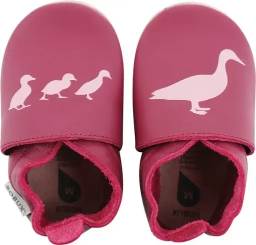 Soft Soles Duck Print Cerise | Roze