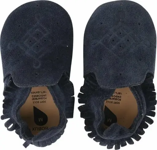 Soft Soles Suede Moccasin Navy | Blauw