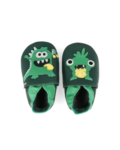 Soft Soles Messy Monster Forest | Groen