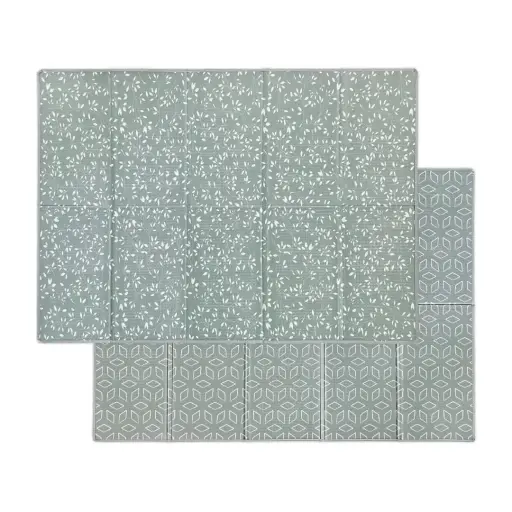 [09010-250] Playmat Leaves/Geometric Sage Green | Green