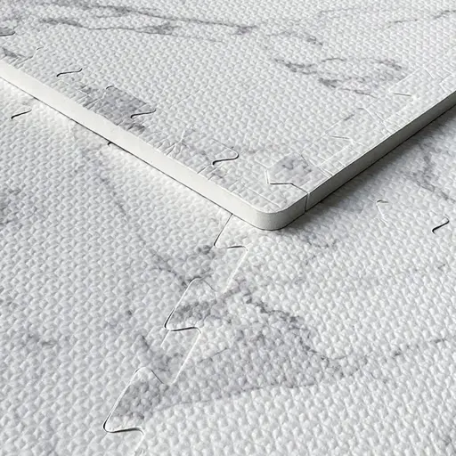 [09040-130] Puzzle tiles 6 Pieces 120x180cm Marble Grey | Grey
