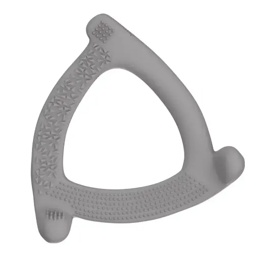 [10552-00] Silicone teether Quiet Grey | Grey