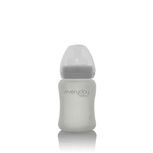 [10218-00] Biberon Verre 150ml Quiet Grey | Gris