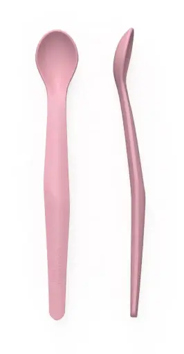 [10500-00] Cuillère Silicone 2 Pièces Purple Rose | Rose