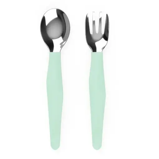 [10506-00] Couvert Acier inoxydable 2 Pieces Mint Green | Menthe
