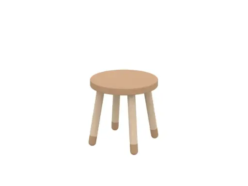 [10047-162] Stool Dots Latte | Brown