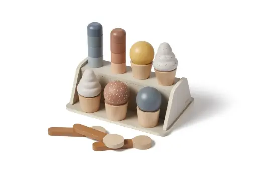 [17116-150] Houten Ijsjes 22 Stuks Multicolor | Meerkleurig