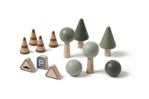 [19103-150] Accessoires Bij Autobaan 13 Stuks Multicolor | Meerkleurig