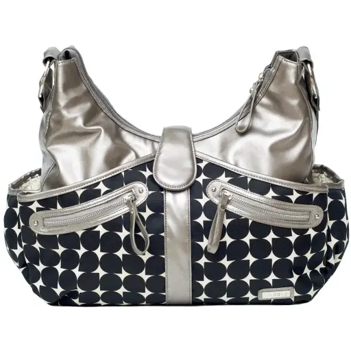 [02711-02] Verzorgingstas Swag bag Silver Drop | Grijs