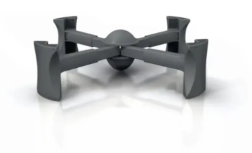 [02147-16] Chair booster Kaboost Charcoal | Anthracite