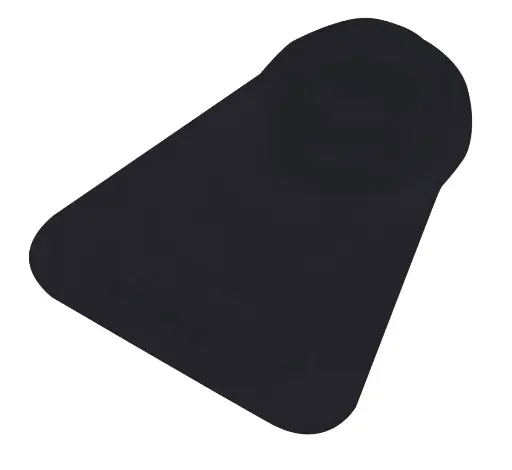 [02188-07] Bouchon pour baignoire Luma Black | Noir