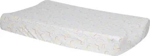 [0L014-31] Housse matelas à langer Jersey Multi Lines | Multicolore
