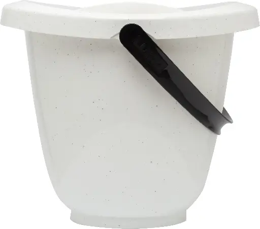 [0L162-35] Nappy pail Speckle White | White