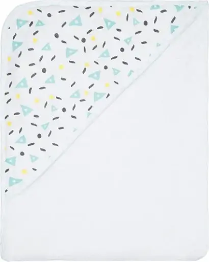 [0L010-15] Cape de bain 75x85cm Shapes Mint | Menthe