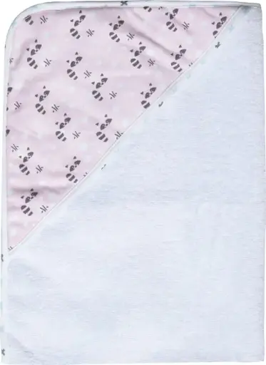 [0L010-22] Cape de bain 75x85cm Racoon Pink | Rose