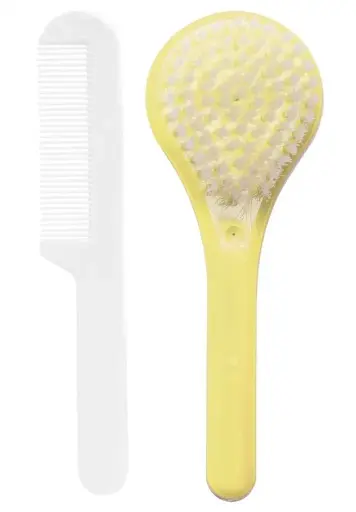 [0L209-09N] Brosse et peigne Sunny Yellow | Jaune