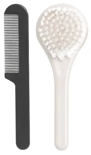 [0L209-10N] Brush and comb Silk Oat | Ecru