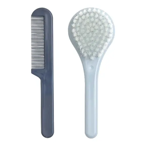 [0L209-41N] Brush and comb Iron Blue | Blue