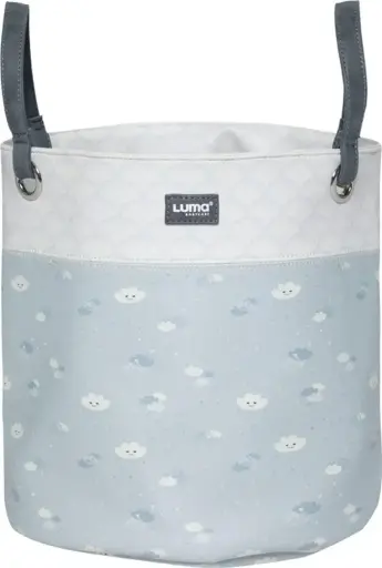[0L040-19] Storage basket M Lovely Sky | Grey