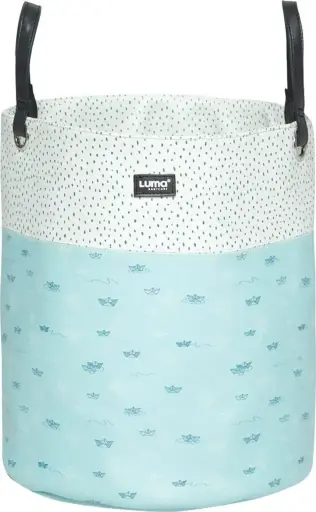 [0L042-20] Storage basket L Paper Boats | Blue