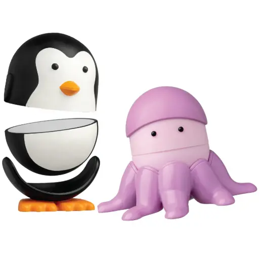 [04010-03] Magnetic toys Wibbly Wobbly Sealife