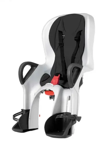 [07756-01] Siège de vélo 10+ White/Black | Blanc/Noir