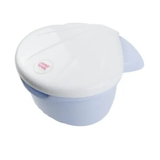 [02113-04] Kit de rangement pour jouets de bain Corall Blue/White | Bleu/Blanc