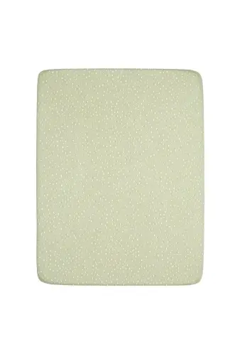 [01013-225] Drap-housse Jersey 75x95cm Dot | Vert