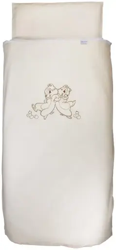 [01152-536] Housse de couette 100x135cm Tic & Tac | Ecru