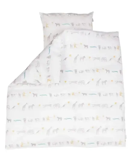 [01155-143] Housse de couette 80x80cm Mowgli | Multicolore