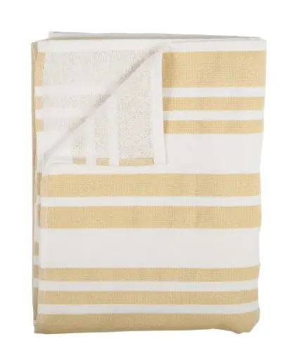 [01619-213] Couverture enveloppante 100x100cm Yellow Metrics | Jaune