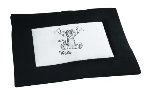 [01383-165] Speelmat/Parklegger 75x93cm Tigger | Wit/Zwart