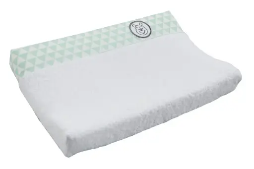 [02508-550] Housse matelas à langer Wishing Pooh | Blanc/Vert