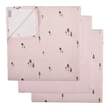 [01608-210] Lingettes Hydrophile 65x65cm 3 Pièces Pink Gnome | Rose