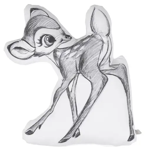 [05155-141] Kussen Decoratief Bambi | Wit