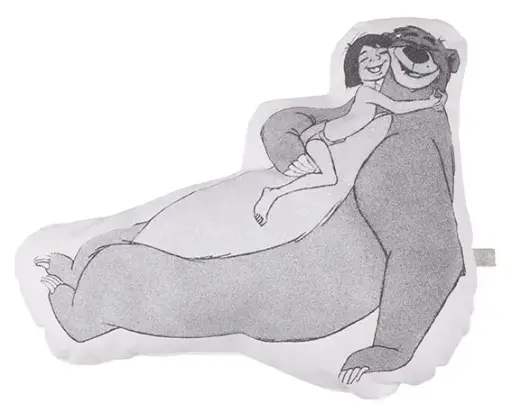 [05155-143] Coussin Décoratif Mowgli | Blanc