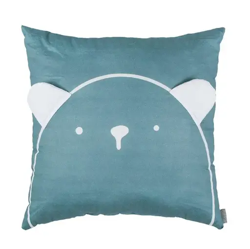 [05155-212] Coussin 40x40cm Bears | Menthe
