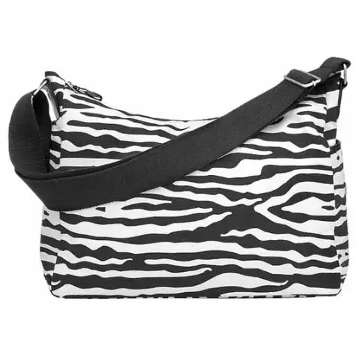 [02677-00] Diaper bag Safari | White/Black