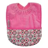 [01678-00] Pocket Bib Hearts Pink | Pink