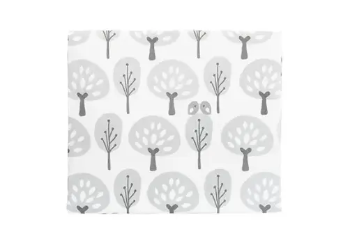 [01212-300] Drap 120x150cm Forest | Blanc/Gris