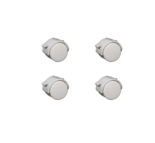 [00210-00W] Set de roulettes Troll Bursery Blanc | Blanc