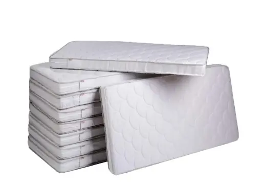 [00221-03Q] Matras Gewatteerd 100x50x8cm | Wit