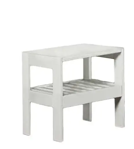 [00203-97] Table de Chevet Loft White | Blanc